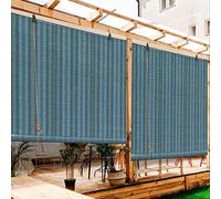 DUYULIANG Tenda in bambù per Interni, Tenda A Rullo in bambù Naturale, Tende Sole Tapparella Avvolgibile Bamboo, Facile da Installare, Varie Dimensioni, Persiane Veneziana per Finestre Porte Balconi