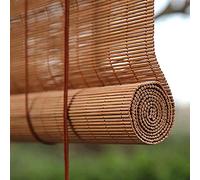 DUYULIANG Tende in Bambu da Esterno - Tenda da Sole Oscurante in Listelli di bambù - Tenda Avvolgibile Tenda A Rullo, Facile da Installare, per Balcone Cucina Terrazza Corridoio Pergolato Bagno