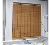 DUYULIANG Tende in Bambu da Esterno Tende A Rullo per Interni Avvolgibile Bamboo 60 100 120 150 Cm, Bamboo Blinds Tenda A Rullo in bambù Naturale Decorativa, per Giardino Balcone Porta Finestra