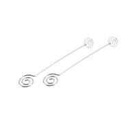 DUZEPA 2 Pezzi in Acciaio Inossidabile, Cucchiaio Da Cocktail Al Miele Lungo 20 Cm, Per Contenitore Per Barattolo Di Miele, Latte, Caffè, Dessert