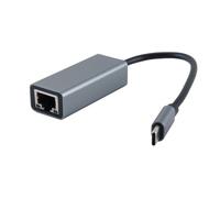 DUZEPA Convertitore Gigabit PoE a Type-C, adattatore di alimentazione di rete, LAN Ethernet ad alta velocità da 1000 Mbps, cablato, Plug and Play, grigio