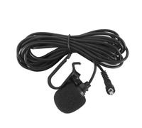 DUZEPA Microfono per auto da 3,5 mm, microfono HD per montaggio vocale, unità principale per auto, radio stereo esterna abilitata Bluetooth, 3 m