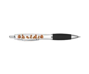 DV DESIGN 1 penna nera con cocker spaniel e zenzero, per cani, animali domestici, per insegnanti, amici, ragazze, ragazzi, regalo di Natale o compleanno, #81036