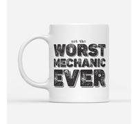 DV DESIGN 1 x Worst Mechanic Ever Mug - Car Trades College Funny Joke Not The Fan Hobby Work Job Bad Birthday Men Women Travel Drink Cup #82760