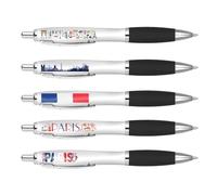 DV DESIGN 5 penne nere Parigi - Francia città francese punti di riferimento vacanze viaggio cancelleria scuola insegnante ragazze ragazzi set di compleanno #81394