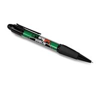 DV DESIGN Penna a sfera nera Dublino - Repubblica d'Irlanda Skyline irlandese viaggio vacanza bandiera città compleanno ufficio cancelleria regalo studente #83167