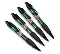 DV DESIGN Set di 4 penne a sfera Dublino nero - Irlanda Skyline irlandese viaggio vacanza bandiera città cancelleria tema penna regalo #83167