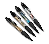 DV DESIGN Set di 4 penne a sfera Florida nere - America Travel USA Stati Uniti Spiaggia Seaside Friends Ragazzi Ragazze Uomini Donne Penna a tema #79352