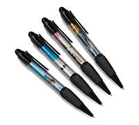 DV DESIGN Set di 4 penne a sfera Zante nere - Grecia Spiaggia Greca Europea Vacanze Viaggi Amici Ragazzi Ragazze Uomini Donne Tema Penna #79487