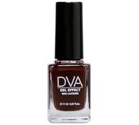 DVA, Gel Effect Nail Lacquer, Smalto Unghie Effetto Gel Senza Lampada, con Maxi Pennello per una Stesura Uniforme, Finish Lucido e di Rapida Asciugatura, 100% Vegan, Rouge Noir, 11 ml