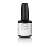 DVA, Gel Polish Colore White, Smalto Semipermanente per Unghie a Lunga Durata, Autolivellante e Facile da Applicare, Colore Intenso e Brillante, Formato Professionale 15 ml