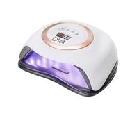 DVA, Lampada Professionale UV e LED 65W, Lampada per Unghie Adatta per Gel, Acrygel e Semipermanente con Timer Digitale, Schermo LCD e Sensore di Movimento a Infrarossi