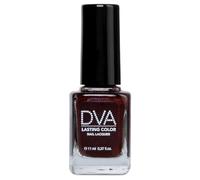 DVA, Lasting Color Nail Lacquer, Smalto per Unghie a Lunga Durata, con Finish Lucido Effetto Laccato, Rapida Asciugatura e Maxi Pennello per una Stesura Uniforme, Vegan, Rouge Noir, 11 ml