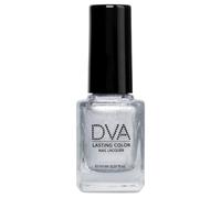 DVA, Lasting Color Nail Lacquer, Smalto per Unghie a Lunga Durata, con Finish Lucido Effetto Laccato, Rapida Asciugatura e Maxi Pennello per una Stesura Uniforme, Vegan, Metallic Silver, 11 ml