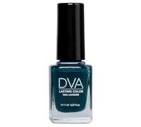 DVA, Lasting Color Nail Lacquer, Smalto per Unghie a Lunga Durata, con Finish Lucido Effetto Laccato, Rapida Asciugatura e Maxi Pennello per una Stesura Uniforme, Vegan, Emerald, 11 ml