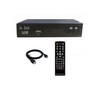 DVB-T2 HEVC H.265 Digital TV Tuner USB Receiver 1080P HD Decoder Set Top Box with EU Plug
