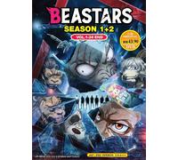 DVD Anime Beastars Stagione 1+2 Serie Completa (1-24 Fine) English Dub Region...