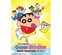 DVD Anime Crayon Shin-Chan Movies Collection 30 IN 1 (SUB inglese) tutte le r...