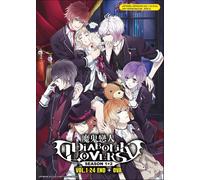 DVD Anime Diabolik Lovers Stagione 1+2 (1-24 Fine) +OVA Inglese, Tutte le Re...