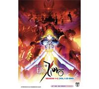 DVD Anime Fate / Zero Stagione 1 + 2 Serie TV (1-25 Fine) Dub inglese, tutte ...