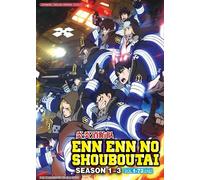 DVD Anime Fire Force Stagione 1+2+3 Completo (1-73 Fine) Dub Inglese, Tutte...