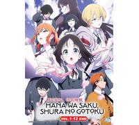 DVD Anime Hana Wa Saku, Shura No Gotoku (1-12 End) sottotitolo inglese, tutte...