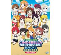 DVD Anime Idolmaster Cinderella Girls Theater (Gekijou) Stagione 3 (1-13) Eng...