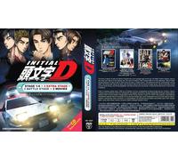 DVD ANIME ~ Initial D (Stage 1-6 + 3 Extra + 3 Battle Stage + 3 Movie) Eng sub