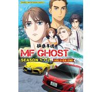 DVD Anime MF Ghost Stagione 1+2 Serie TV (1-24 Fine) Inglese DUB, Tutte le Re...