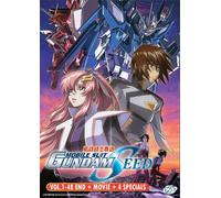 DVD Anime Mobile Suit Gundam SEED TV Series (1-48 End) + Film + 4 Special Eng...