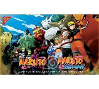 DVD Anime Naruto Shippuden Cofanetto Completo (720 Episodi) + 11 Film Inglese...
