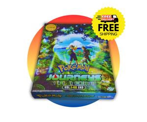 DVD Anime POKEMON Viaggi La Serie Completa (1-48 Fine) Tutte le Regioni Ingle...