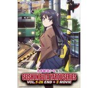 DVD Anime Rascal Does Not Dream Series (1-26 End) + 3 film in inglese,...