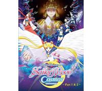 DVD Anime SailorMoon Cosmos The Movie Part 1+2 Dub inglese, All Region