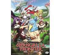 DVD Anime Shangri-La Frontier Serie Completa (1-25 End) Dub inglese, tutte...