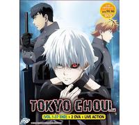 DVD Anime TOKYO GHOUL Stagione 1-3 (1-49) +2 OVA +Film +RE 2ND English Sub/Dub