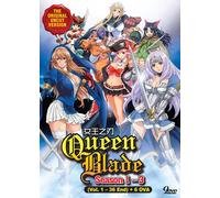 DVD Anime UNCUT Queen's Blade Stagione 1-3 Serie (1-36 Fine +6 OVA) Doppiato ...