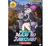 DVD Anime Wandering Witch: The Journey Of Elaina Series (1-12 End) Dub inglese