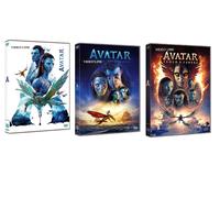 Dvd Avatar 1-2-3 La Trilogia - La Via Dell'Acqua - Fuoco E Cenere (3 Film DVD)