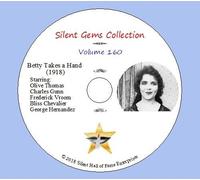 DVD " Betty Fanno A Mano " (1918) Cast Oliva Thomas,Classico Silenzioso Commedia