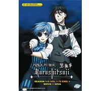 DVD Black Butler Kuroshitsuji stagione completa 1-5 (1-70) + film + 9 OVA,...