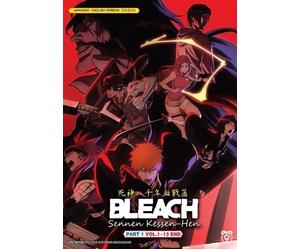 DVD Bleach: Thousand-Year Blood War Part 1 Vol.1-13 END English Dub All Region