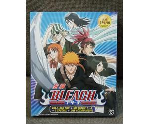 DVD BLEACH Vol.1-366END + The Movie 1-4 + 2 Special + Live Action Movie doppi...