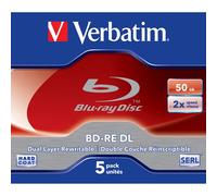 DVD Blu Ray Verbatim - BD-RE DL - 2x - 50 GB - Riscrivibile - Jewel Case - 43760