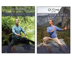 DVD Bundle: Lee Holden Introduction to Qi Gong for Beginners/ Qi Gong for Upper Back & Neck Pain Relief (YMAA) **NEW HD 2018**