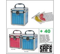 DVD caso da collezione Acrilico Blu Star Safe 171-B 40 Attaccatura Borsa Per 80