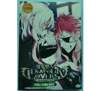 DVD Diabolik Lovers Stagione 1+2 Vol.1-26 FINE Sottotitolo Inglese Tutte le R...