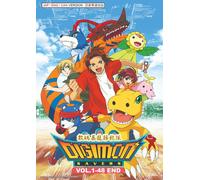 DVD DIGIMON SAVERS Vol.1-48 FINE inglese doppiato tutte le regioni...