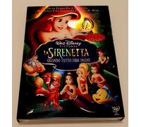 DVD DISNEY - LA SIRENETTA 3 - QUANDO TUTTO EBBE INIZIO - SLIP COVER -