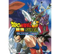 DVD Dragon Ball SUPER Vol.1-131END + 3Film Inglese doppiato tutte le regioni ...